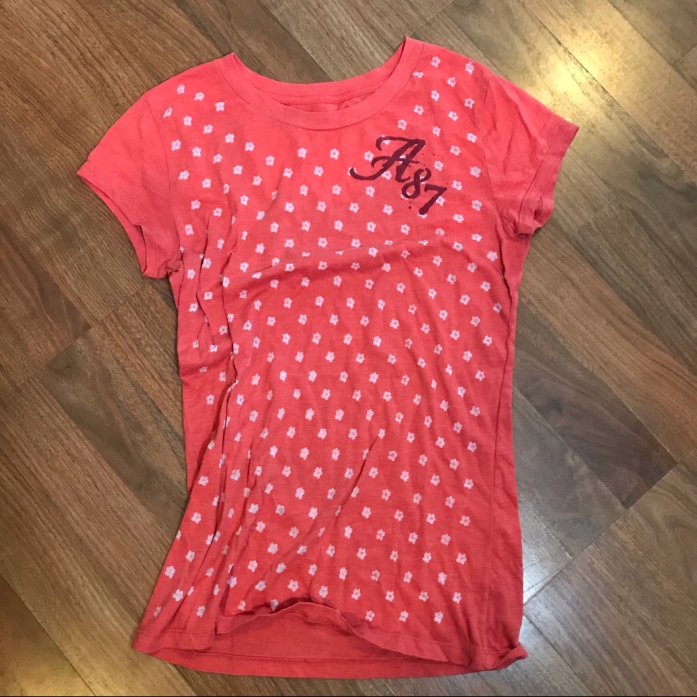 Aéropostale Baby Fit Tee with Flower Design